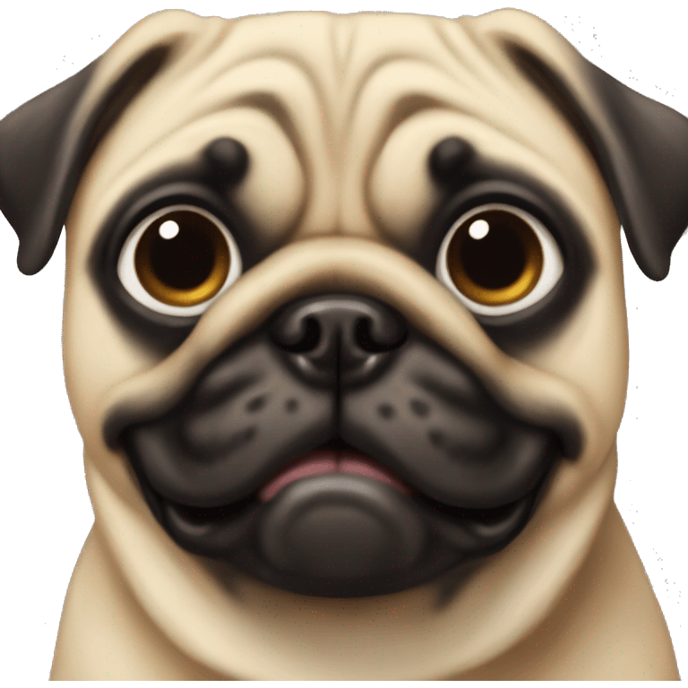 Perro pug emoji