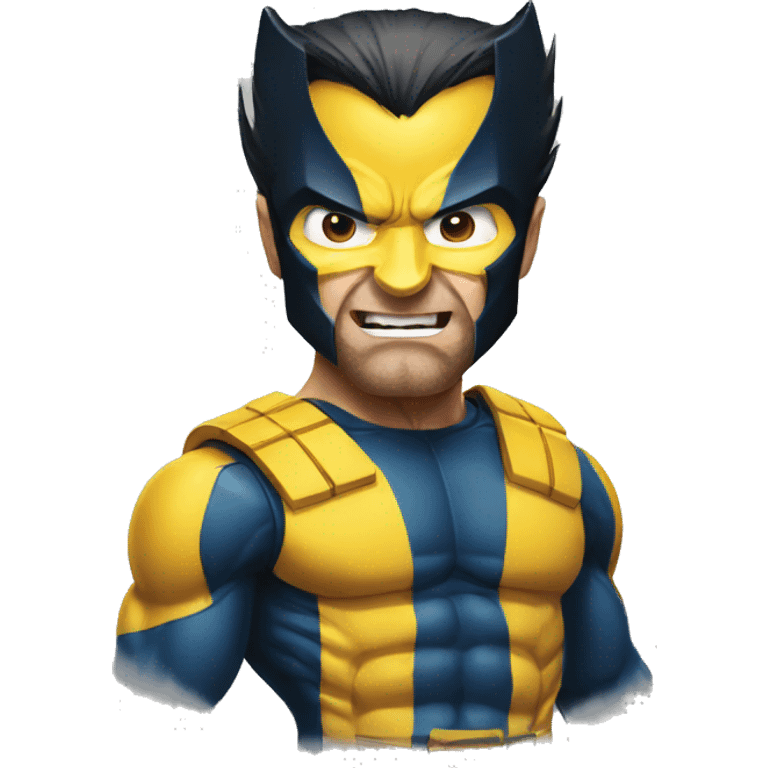 Wolverine from marvel  emoji