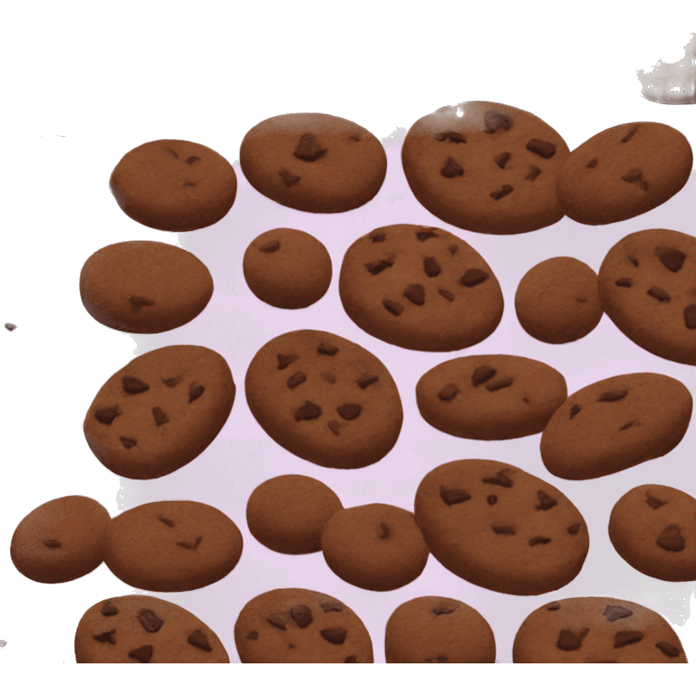 american chocolate cookies  emoji