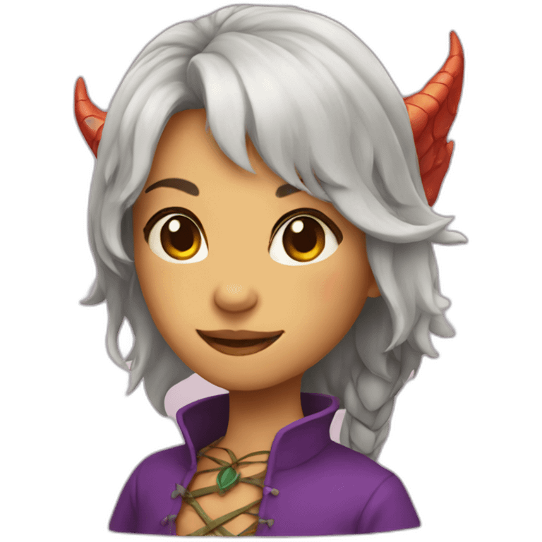 dragon girl emoji