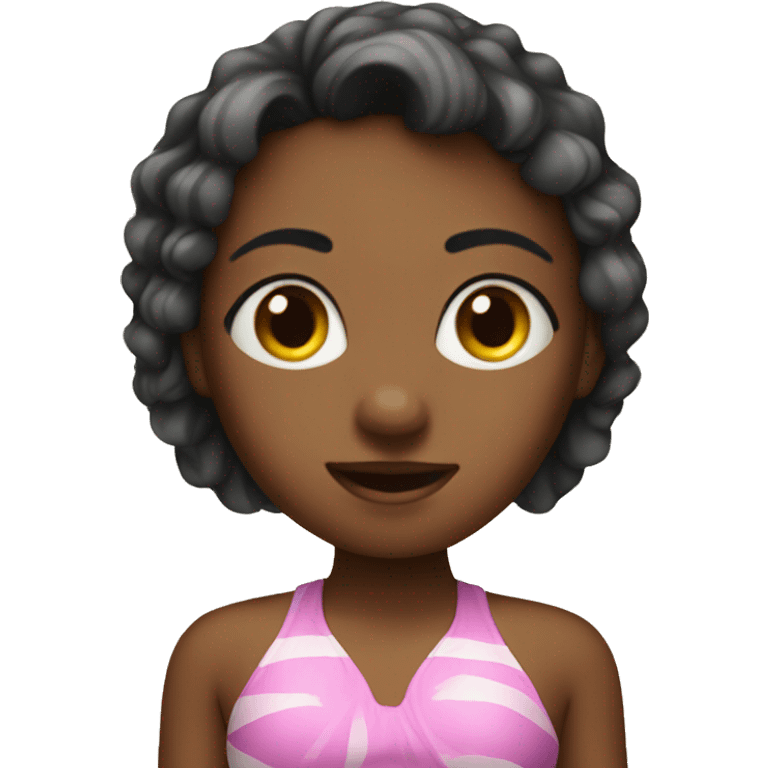 Girl in bathing suit emoji