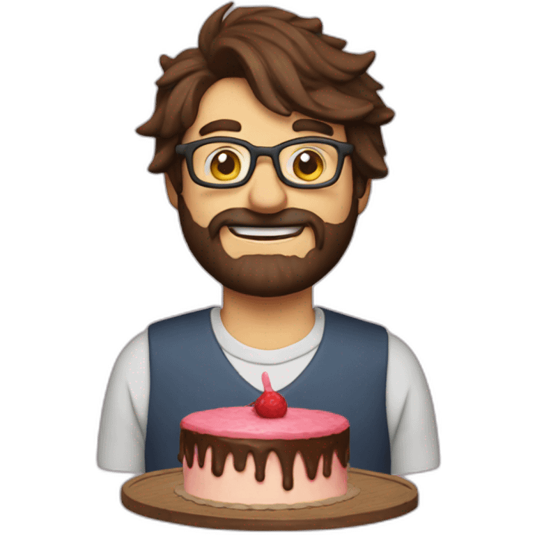 maron cake emoji