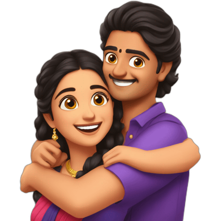 Keerthi suresh - hugging emoji