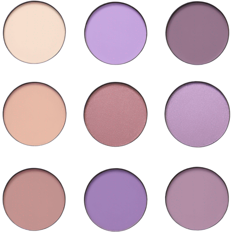 pastel purple eyeshadow palette emoji