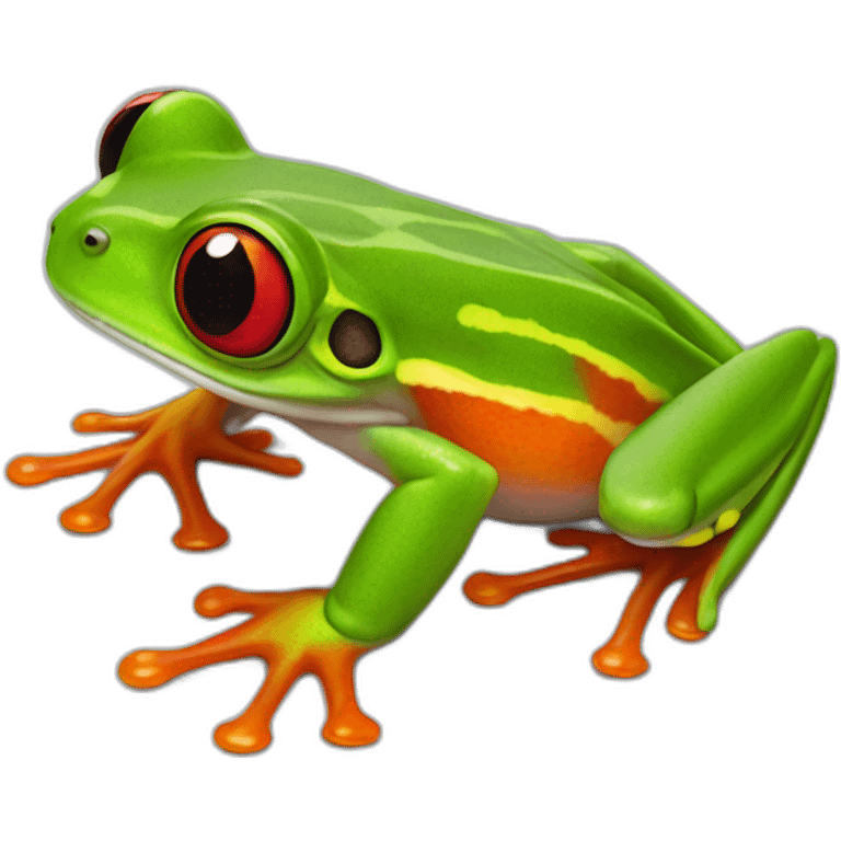 red eyed tree frog emoji