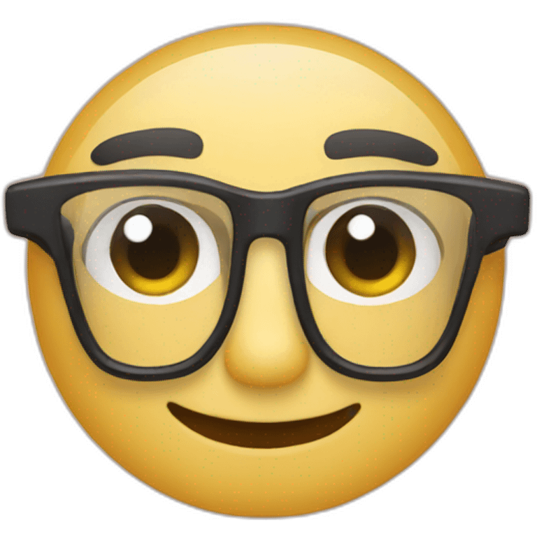 Lunettes emoji