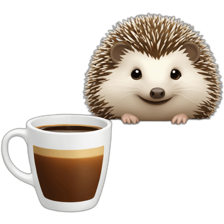 hedgehog-drinking-coffee emoji