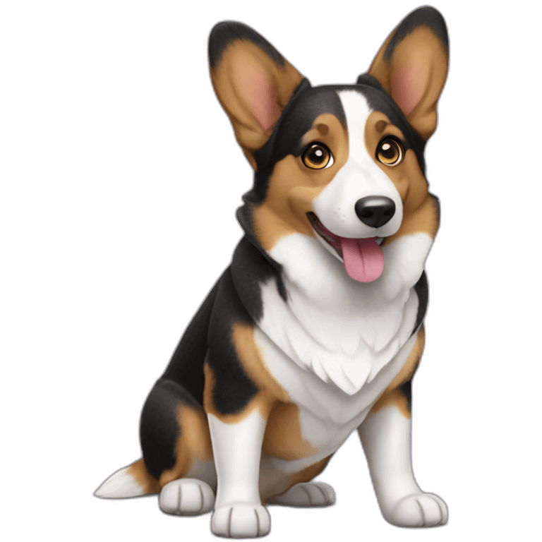 Cardigan welsh corgi emoji