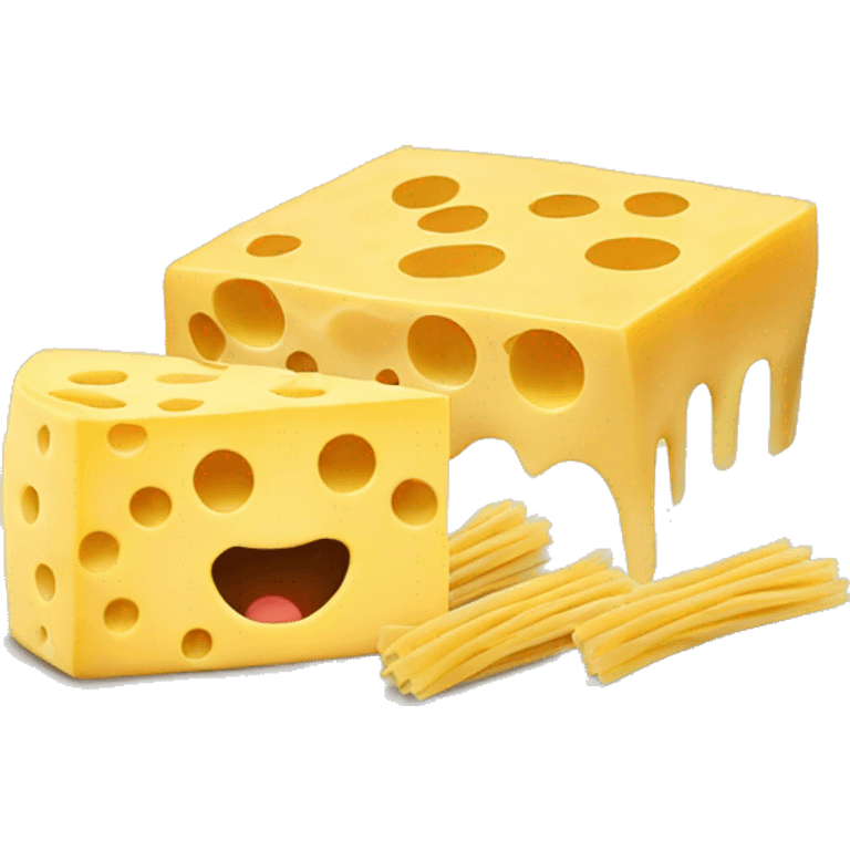 cheese and bazil pasta emoji