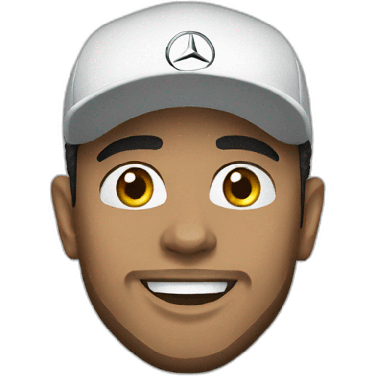 lewis hamilton mercedes  emoji