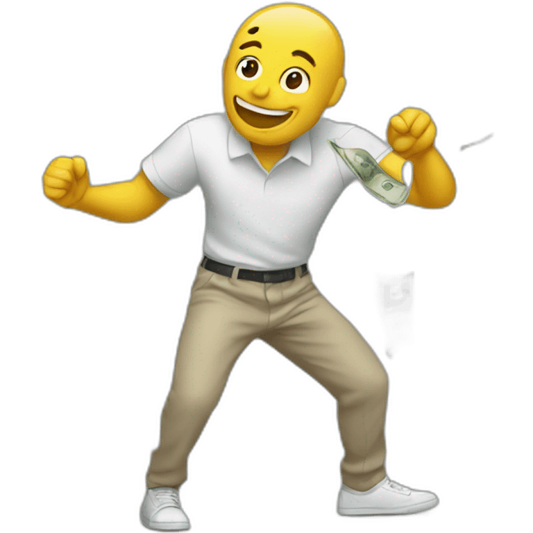 Money dancing emoji