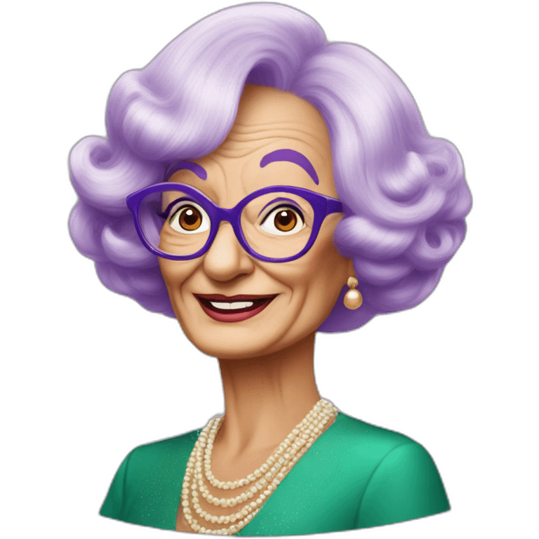 Dame Edna everage emoji