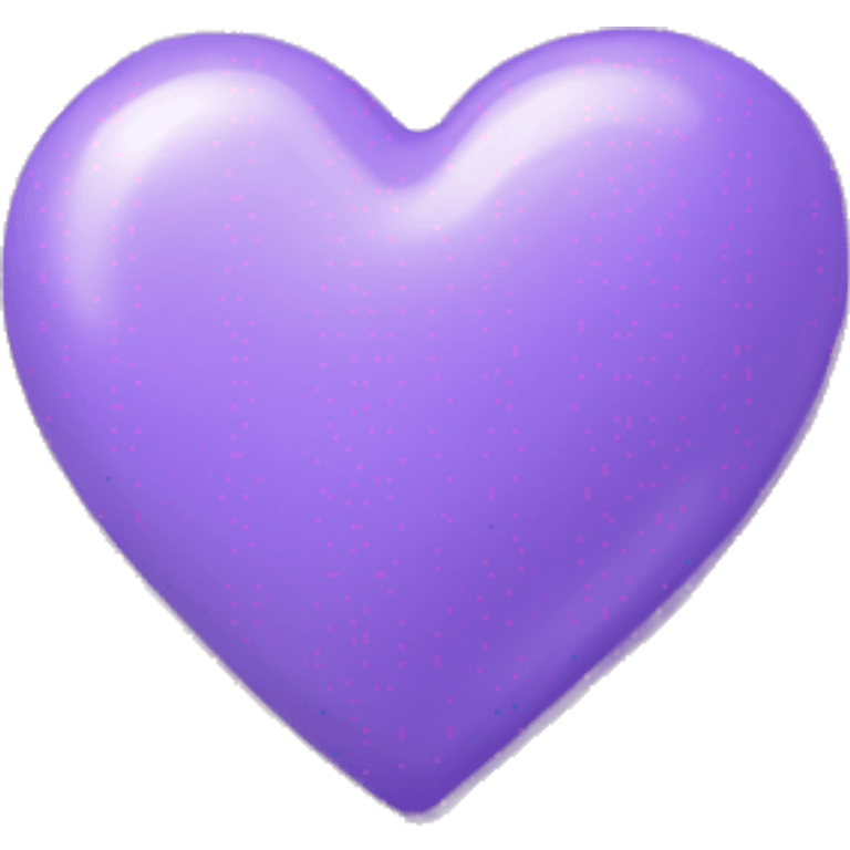 Lavender heart emoji