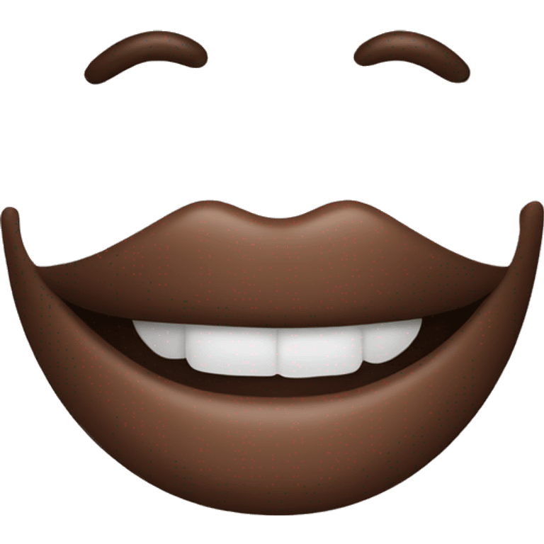 labial en barra marron  emoji