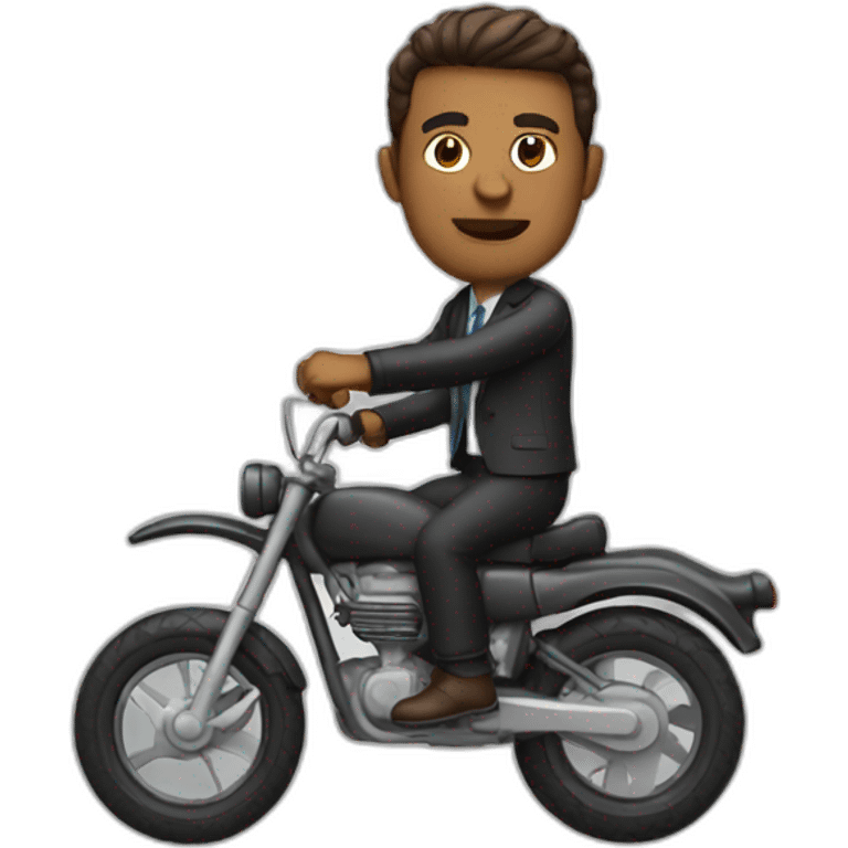 my boss on a bike emoji