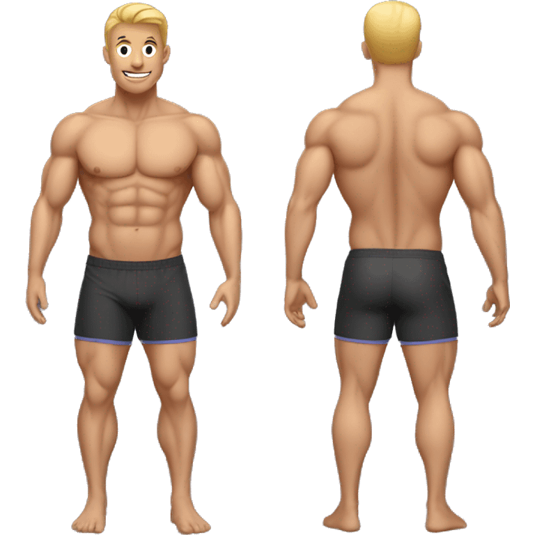 gym man body emoji