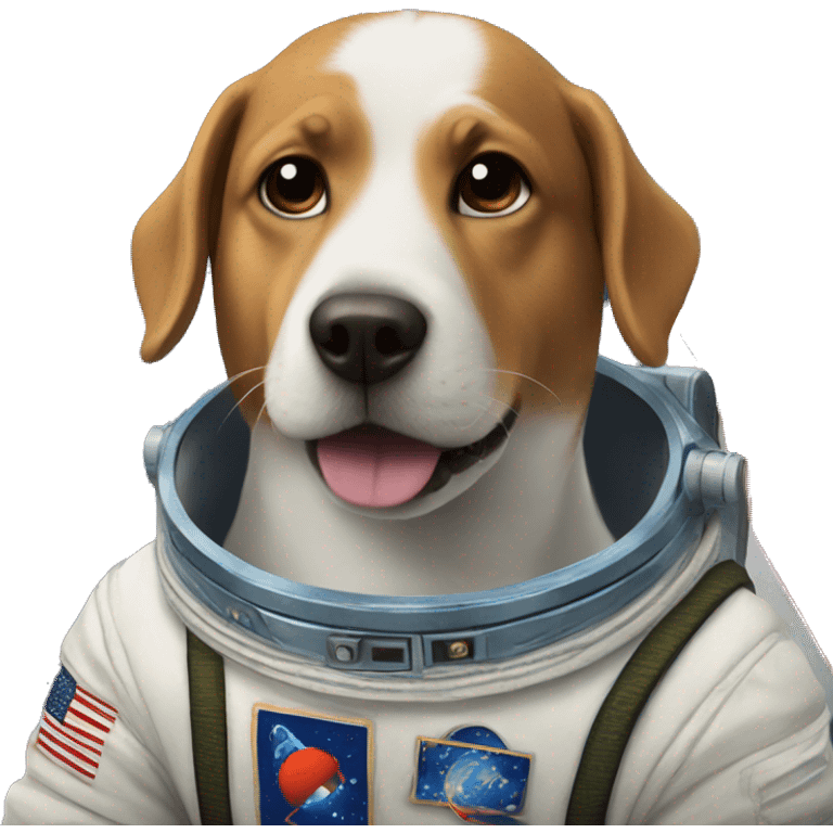 Dog going to space  emoji