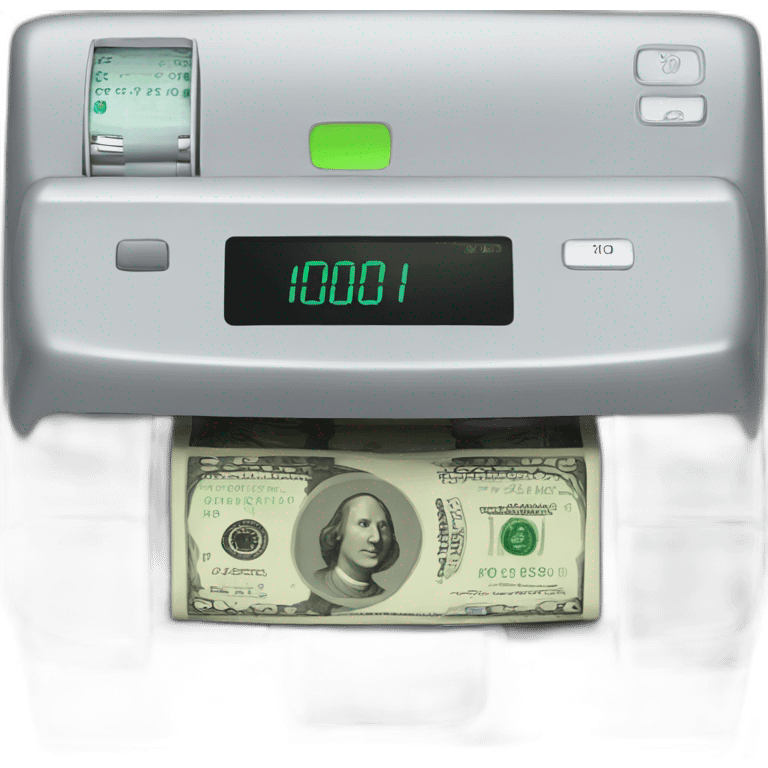 money counter from side emoji