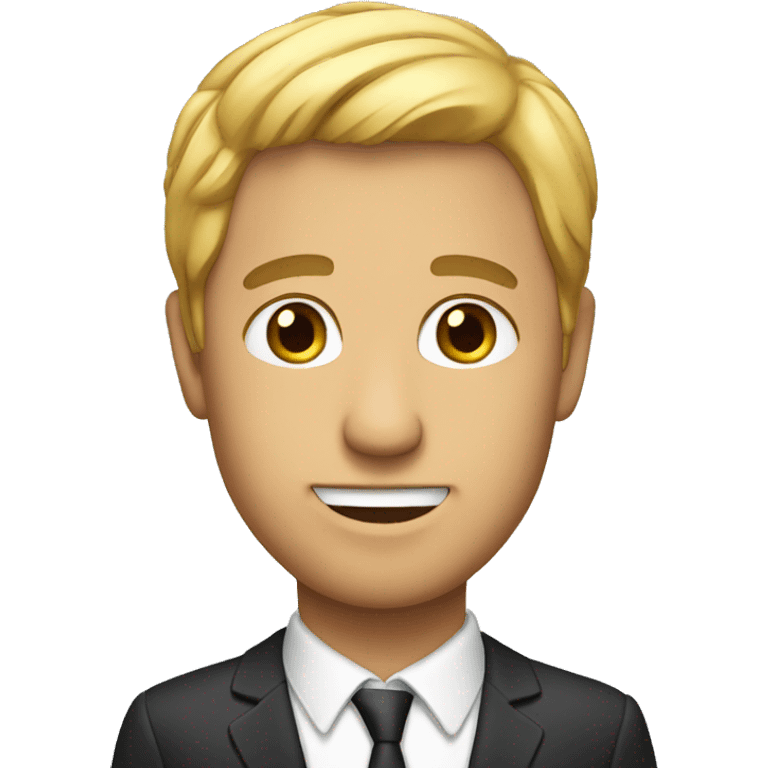 man with suit emoji