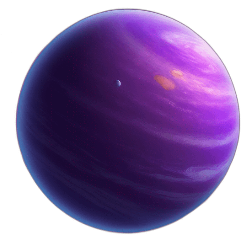 purple planet solar system emoji