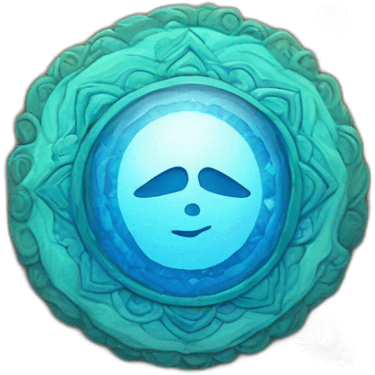 Vishuddha chakra detailed emoji