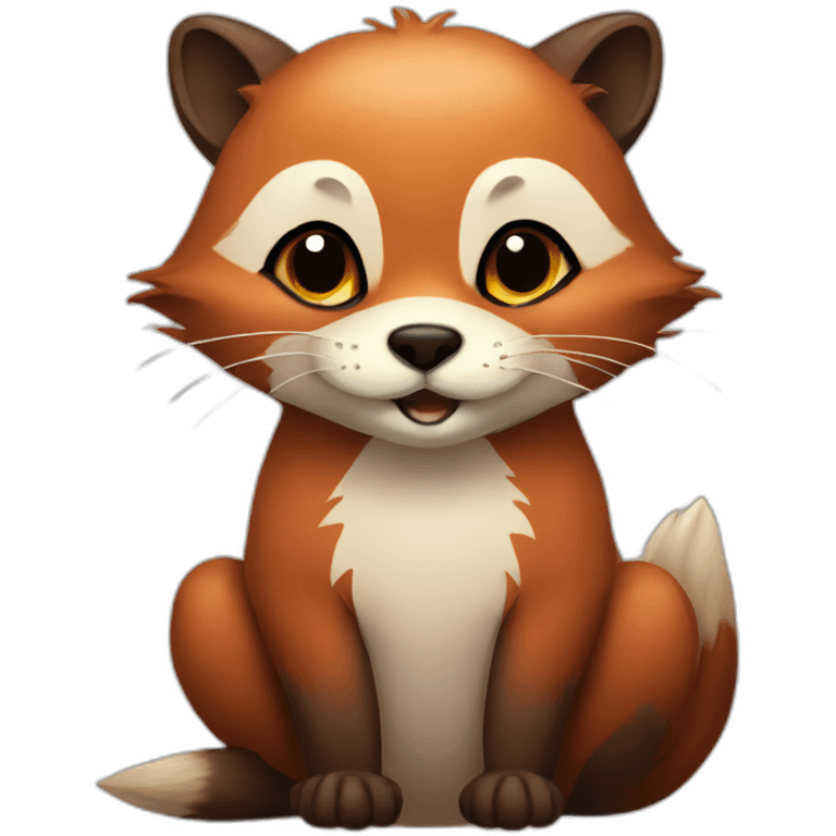 Otter fox emoji