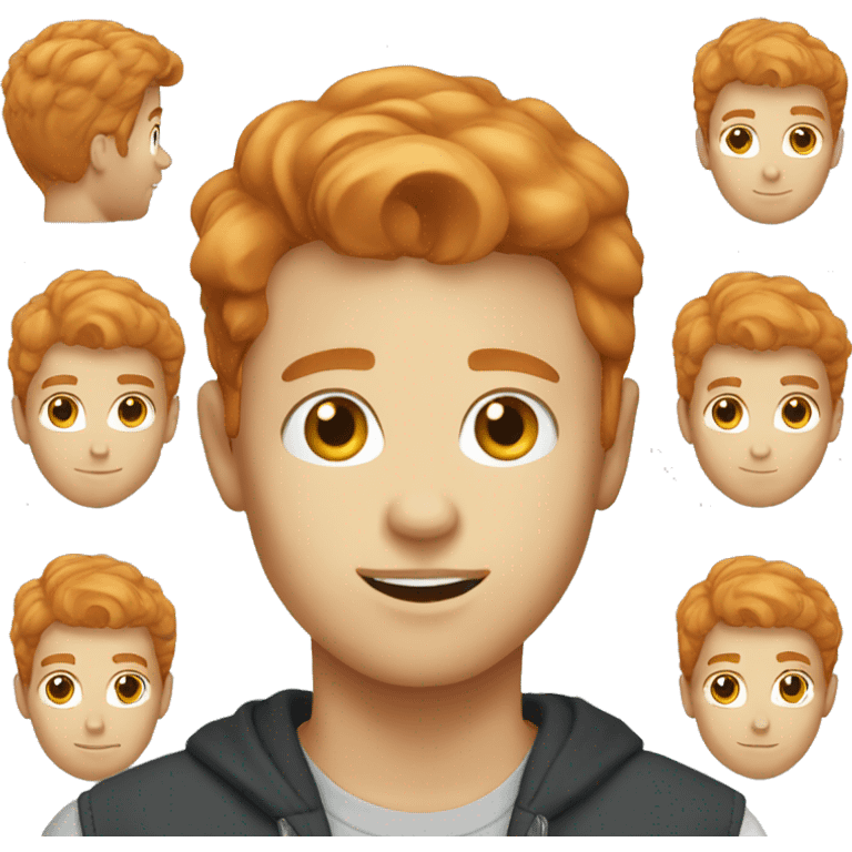 a redhead blonde  boy 26 years old  emoji