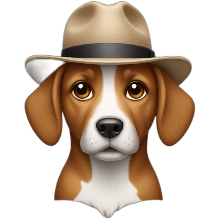 dog with fedora emoji