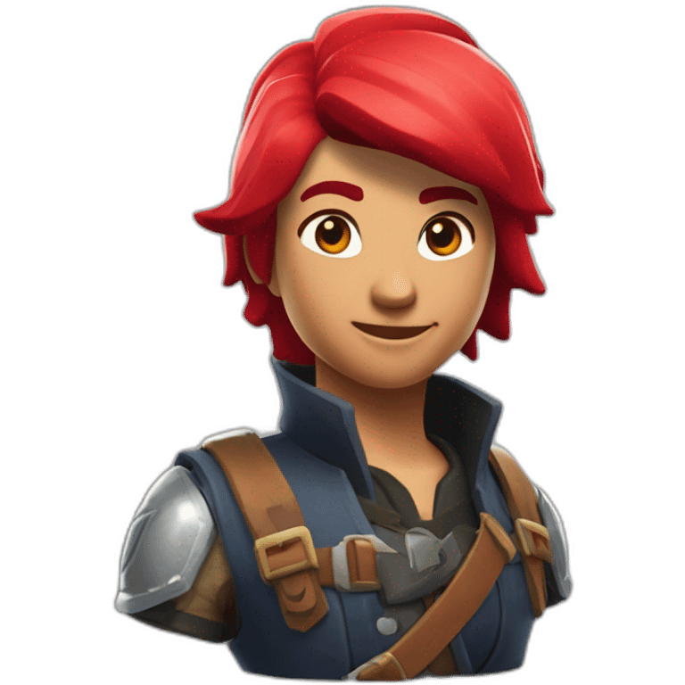 Chevaleresse rouge sur fortnite emoji