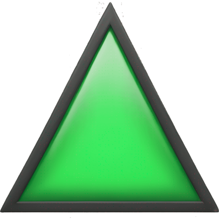 triangulo verde para  emoji