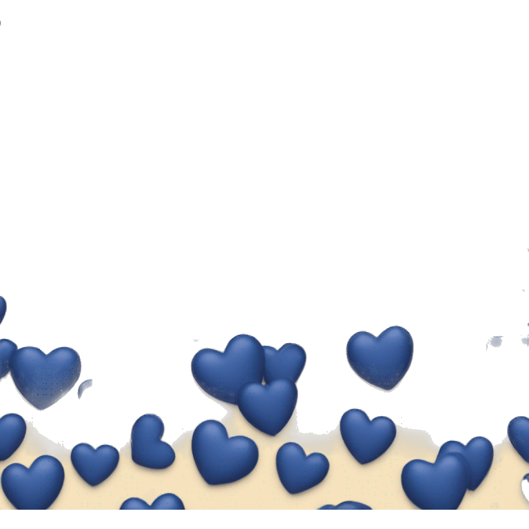 navy blue heart emoji