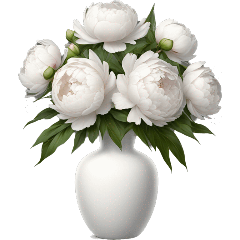 Realistic-white-modern-vase-with-peonies emoji