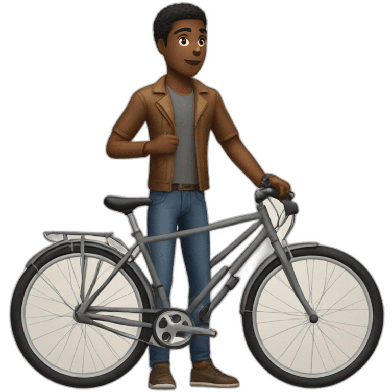 african american stole my bike emoji