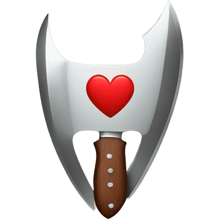 Knife in a heart  emoji