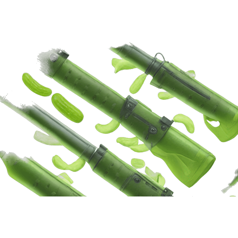 electric shotgun pickle emoji