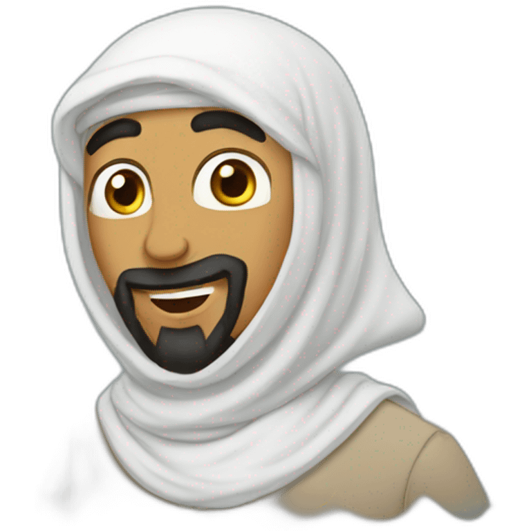 Arabe qui vole emoji