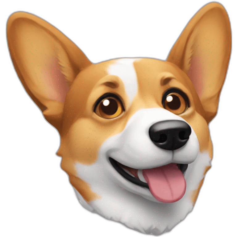 Corgi hacker emoji