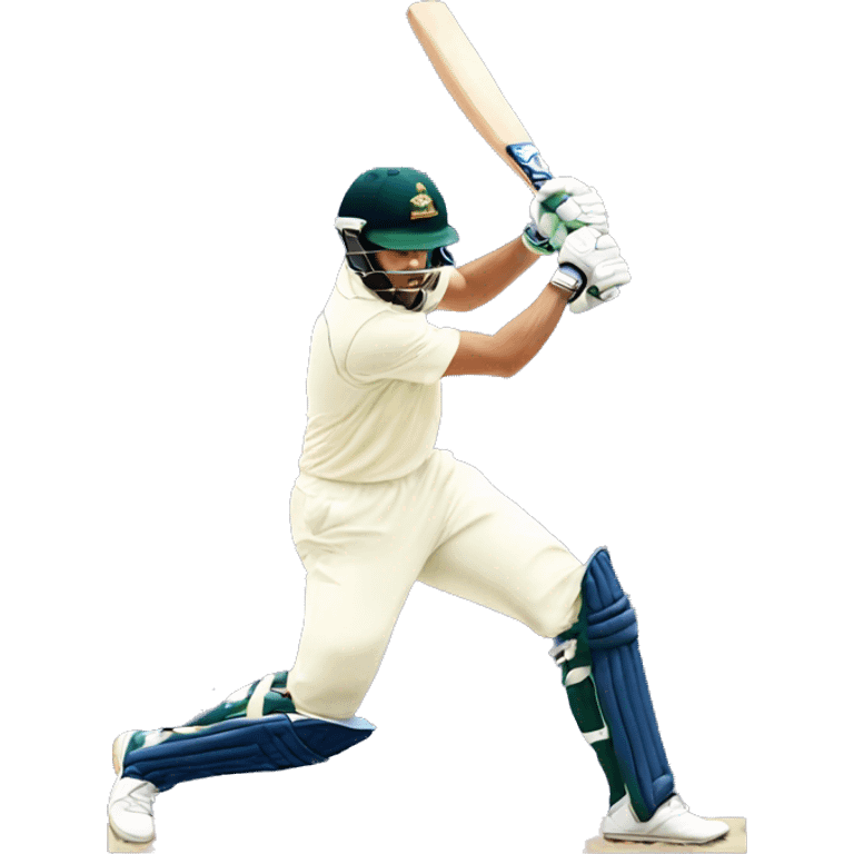 Cricket player batting emoji