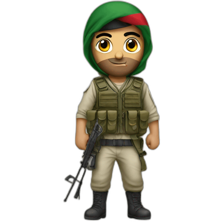 palestinian fighter emoji