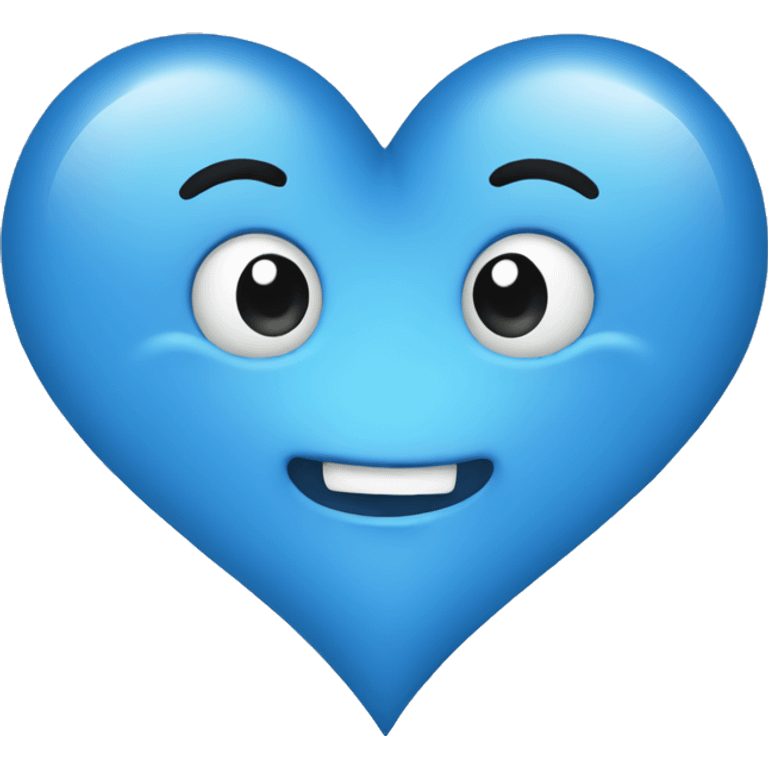 Heart Blue emoji