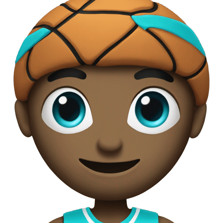 cyan basketball emoji