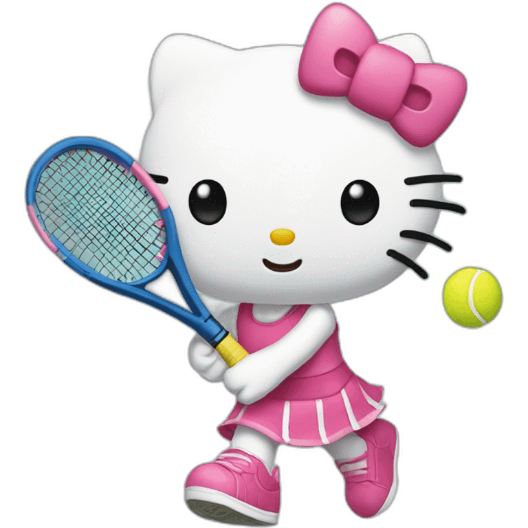 Hello kitty tennis emoji