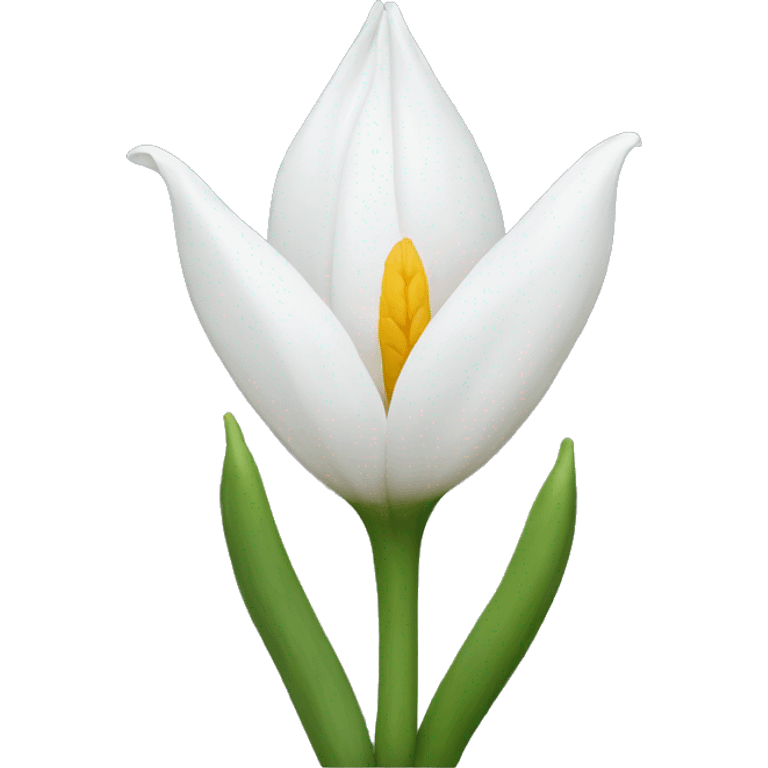 white tulpis emoji