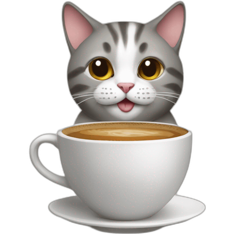 cat-with-coffee emoji