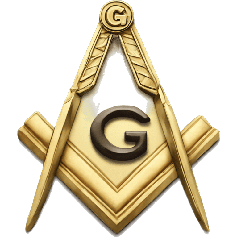 Freemason logo with letter g emoji