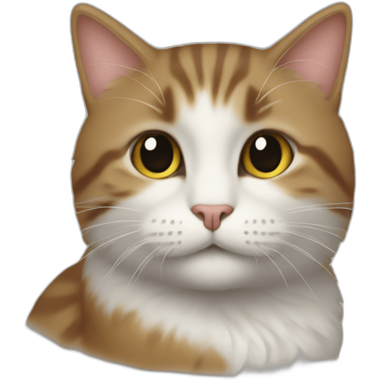 Un chat sur de leau emoji