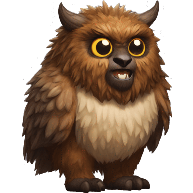 owlbear from Dungeons & Dragons super realistic emoji