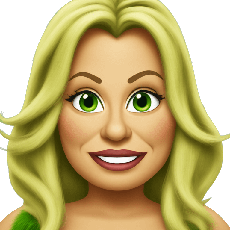 Jennifer coolidge as grinch emoji