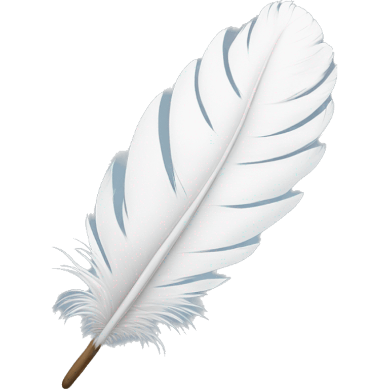 white soft feather emoji