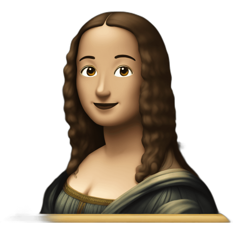 monalisa selfie emoji